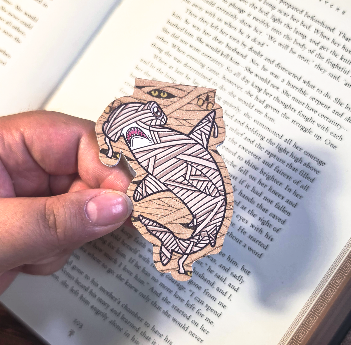 Halloween Monsters Shark Magnetic Bookmarks
