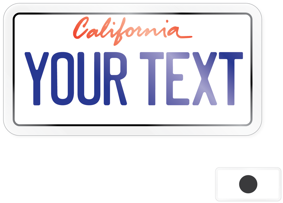 San Pedro  License Plate Magnet