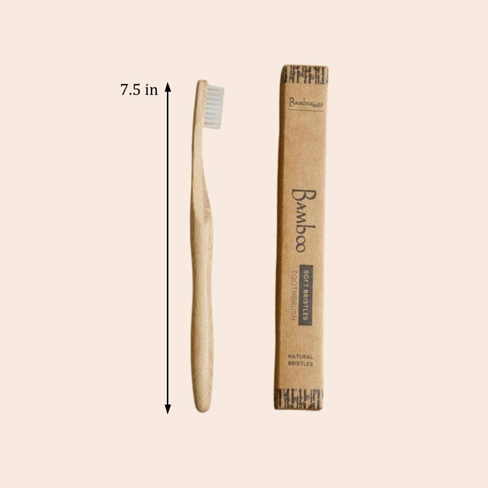 100% Compostable Bamboo Toothbrush | Summer Bestseller
