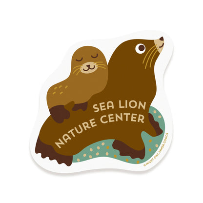 Custom Sea Lions Vinyl Sticker