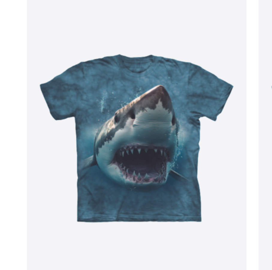 Kids Shark Natural Dyed T-shirt