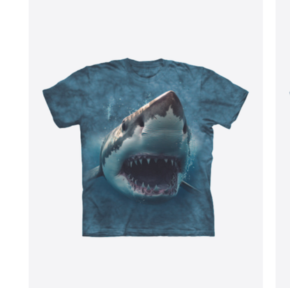 Kids Shark Natural Dyed T-shirt