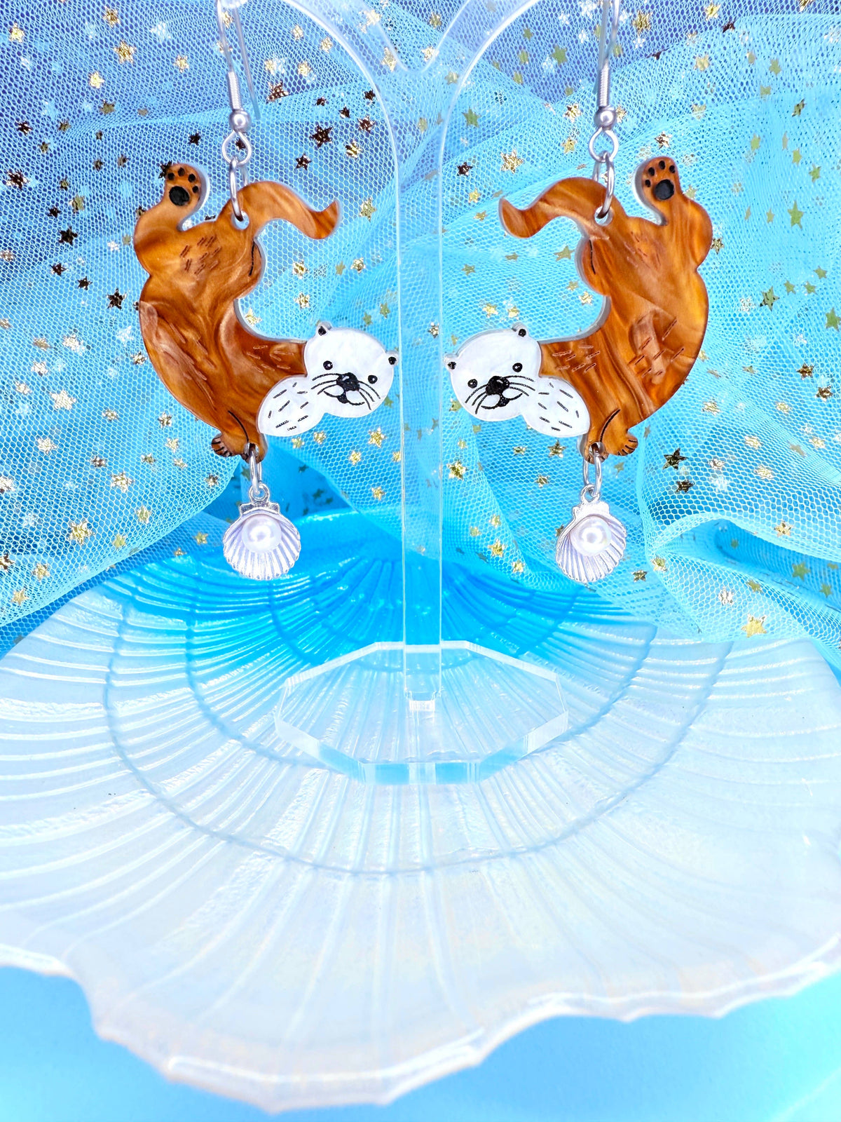 Otter Earrings