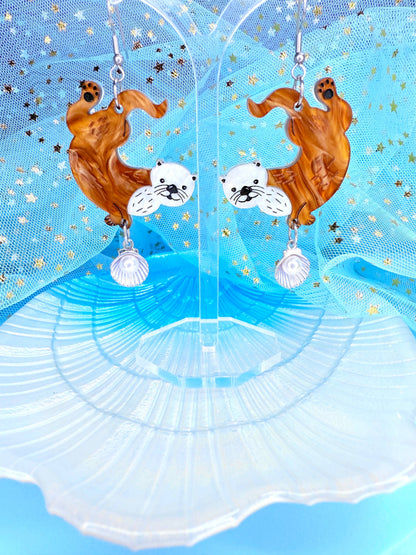 Otter Earrings