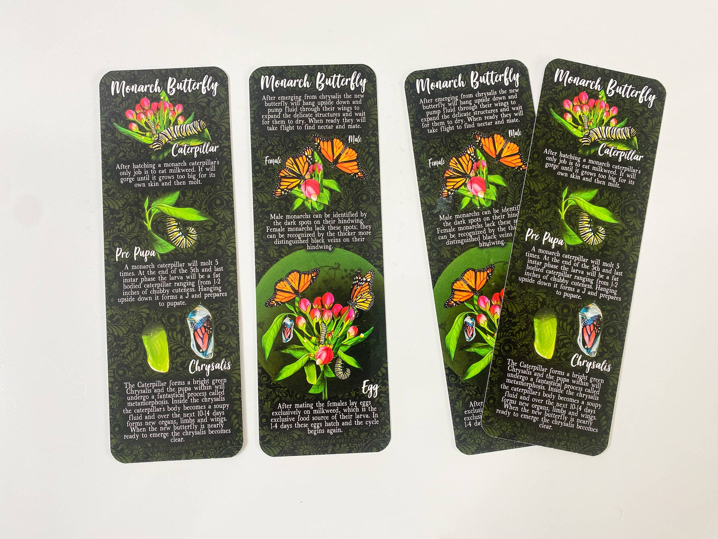 Monarch Lifecycle Bookmark