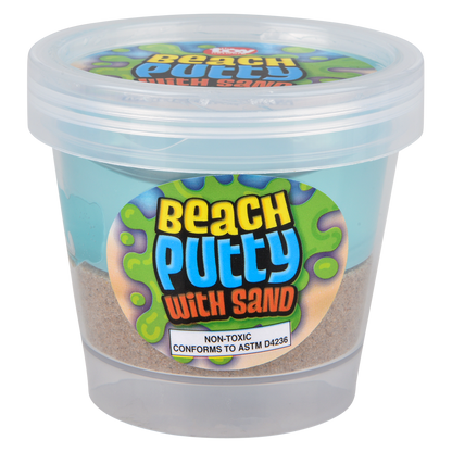 (T) 3" BEACH PUTTY 6PC DISPLAY