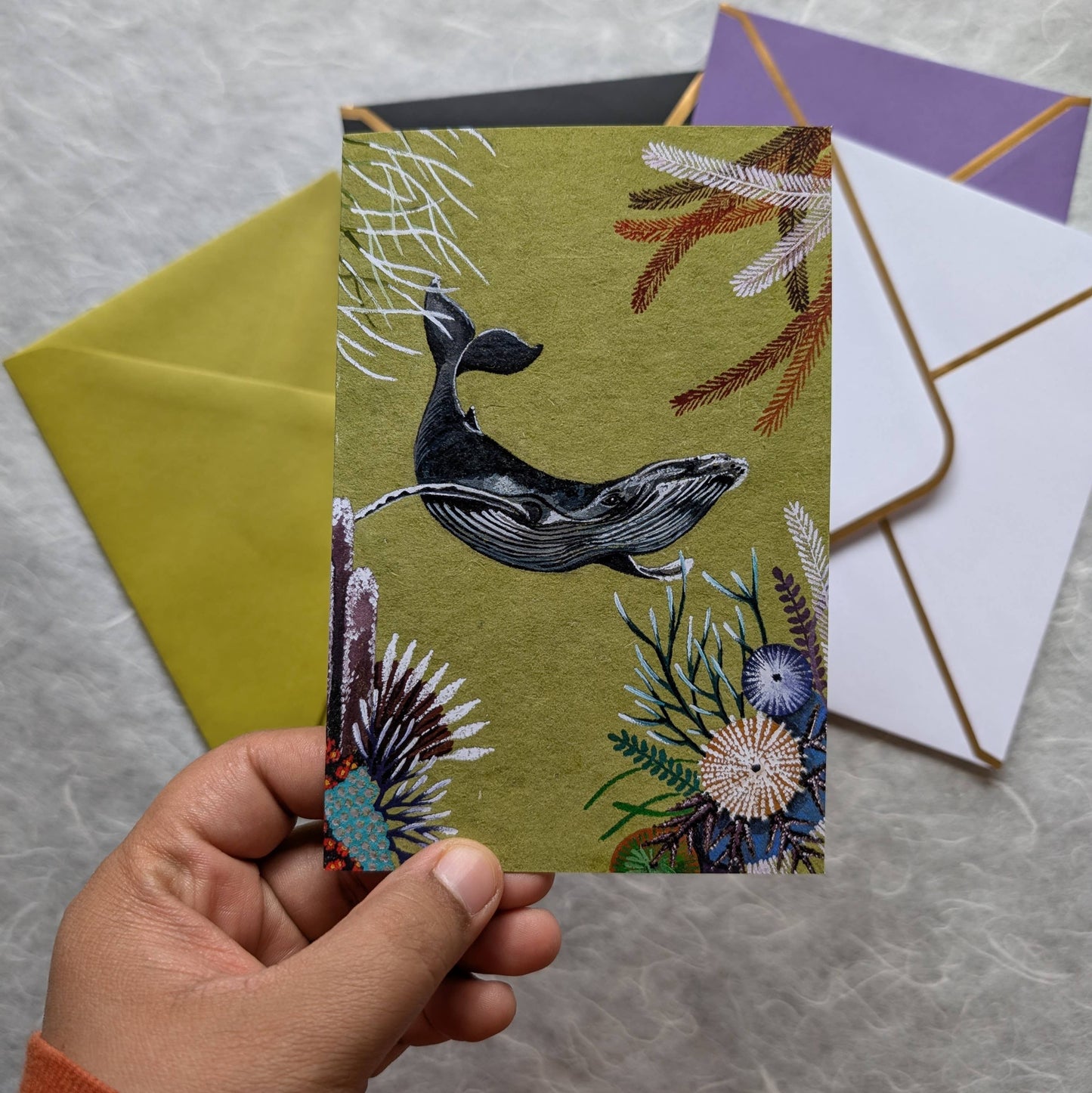 Humpback Whale Greeting Card