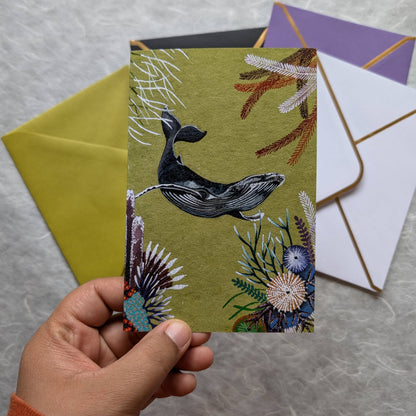 Humpback Whale Greeting Card