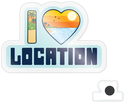 I Heart Cabrillo Beach Magnet