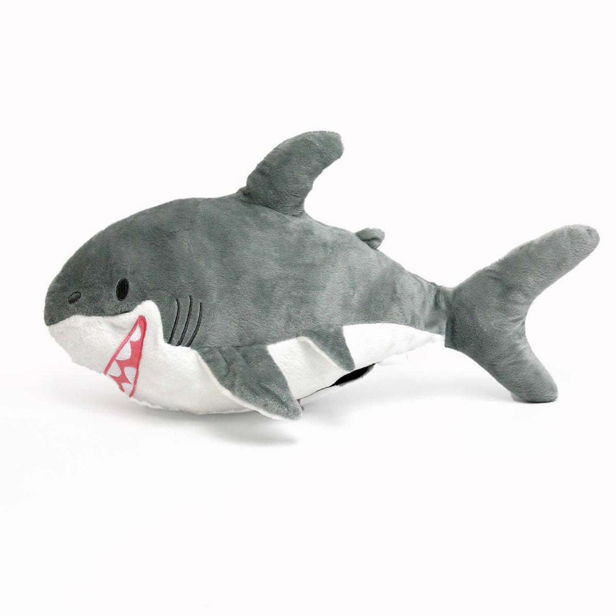 AquaGlows Great White Shark Reversible Glow Plush