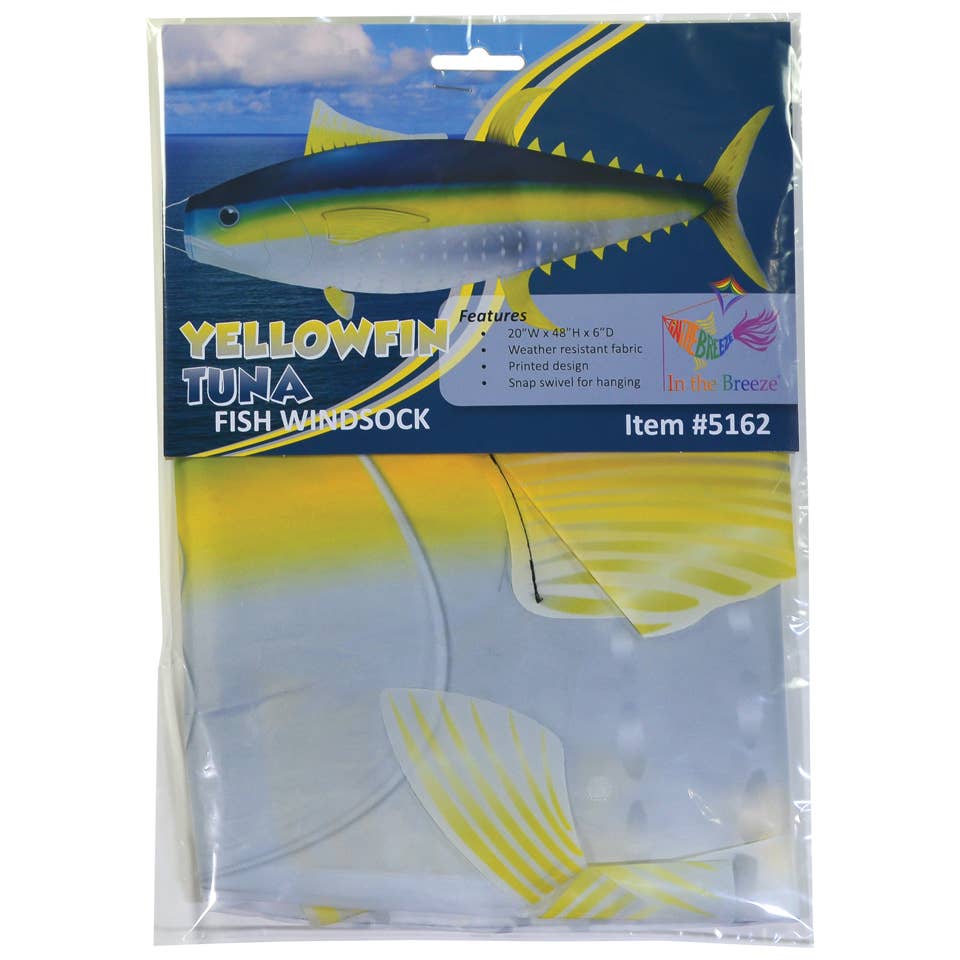 Yellowfin Tuna 48" Fish Windsock