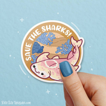 Angel Shark Vinyl Sticker