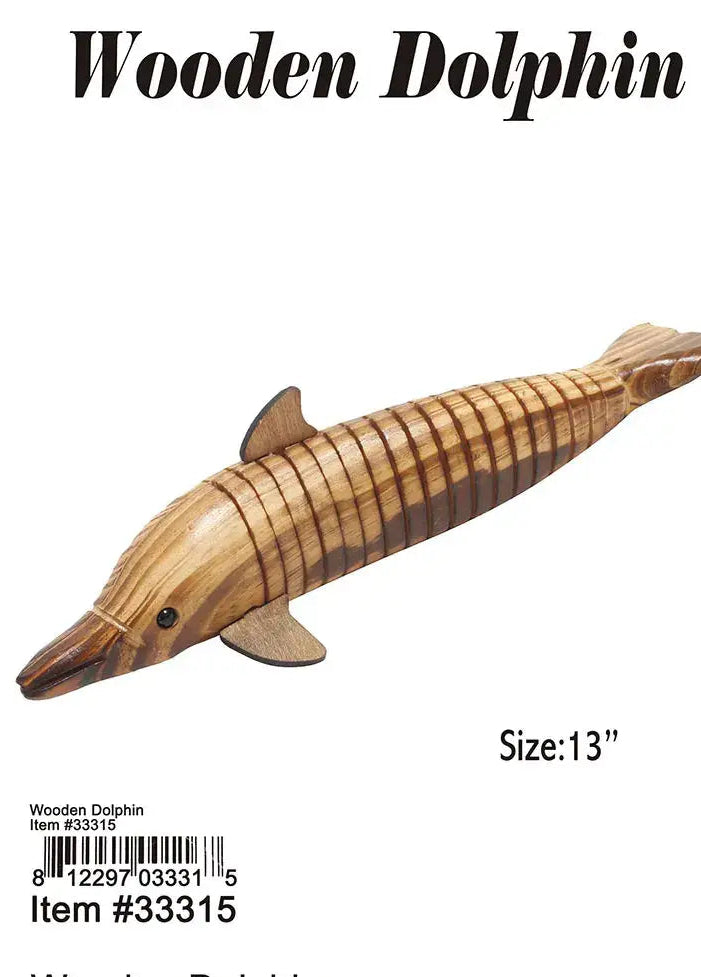 Wooden Dolphin .