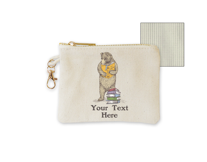 Customizable Coin Purse with clasp