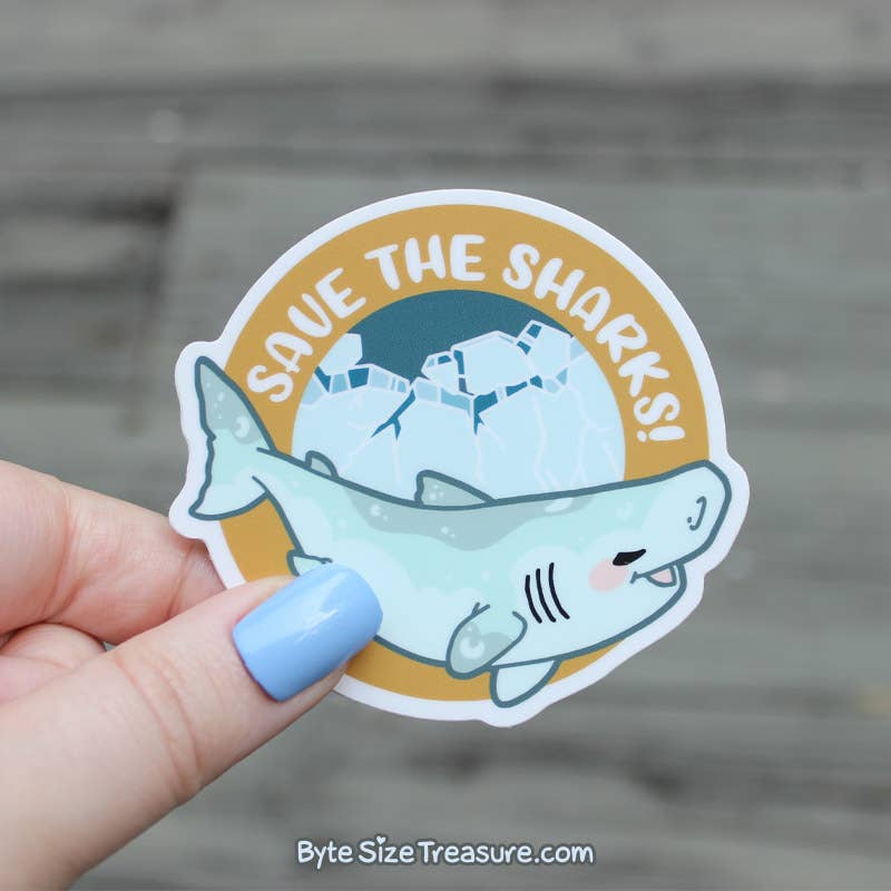 Greenland Shark Vinyl Sticker