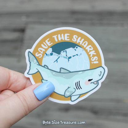 Greenland Shark Vinyl Sticker
