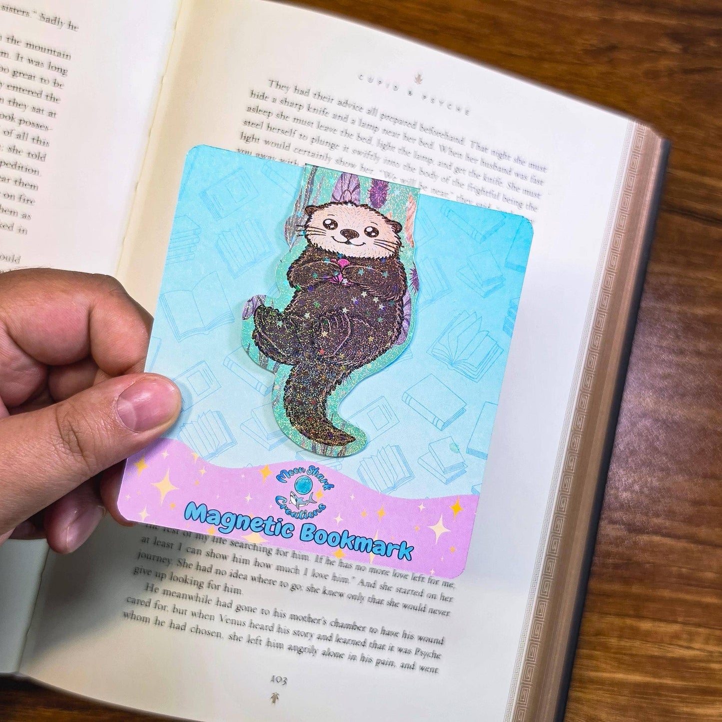 Sea Otter Magnetic Bookmarks | Book Lover Page Marker