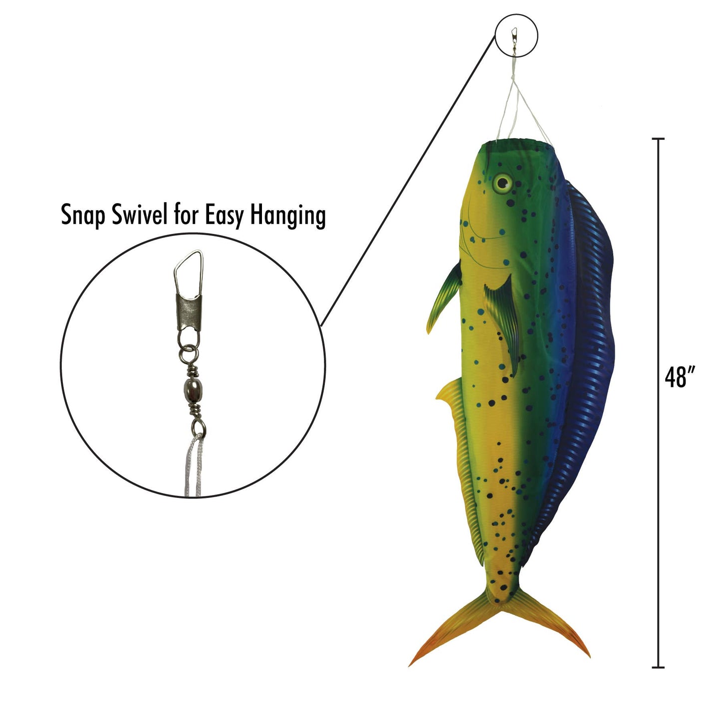 Dorado 48" Fish Windsock