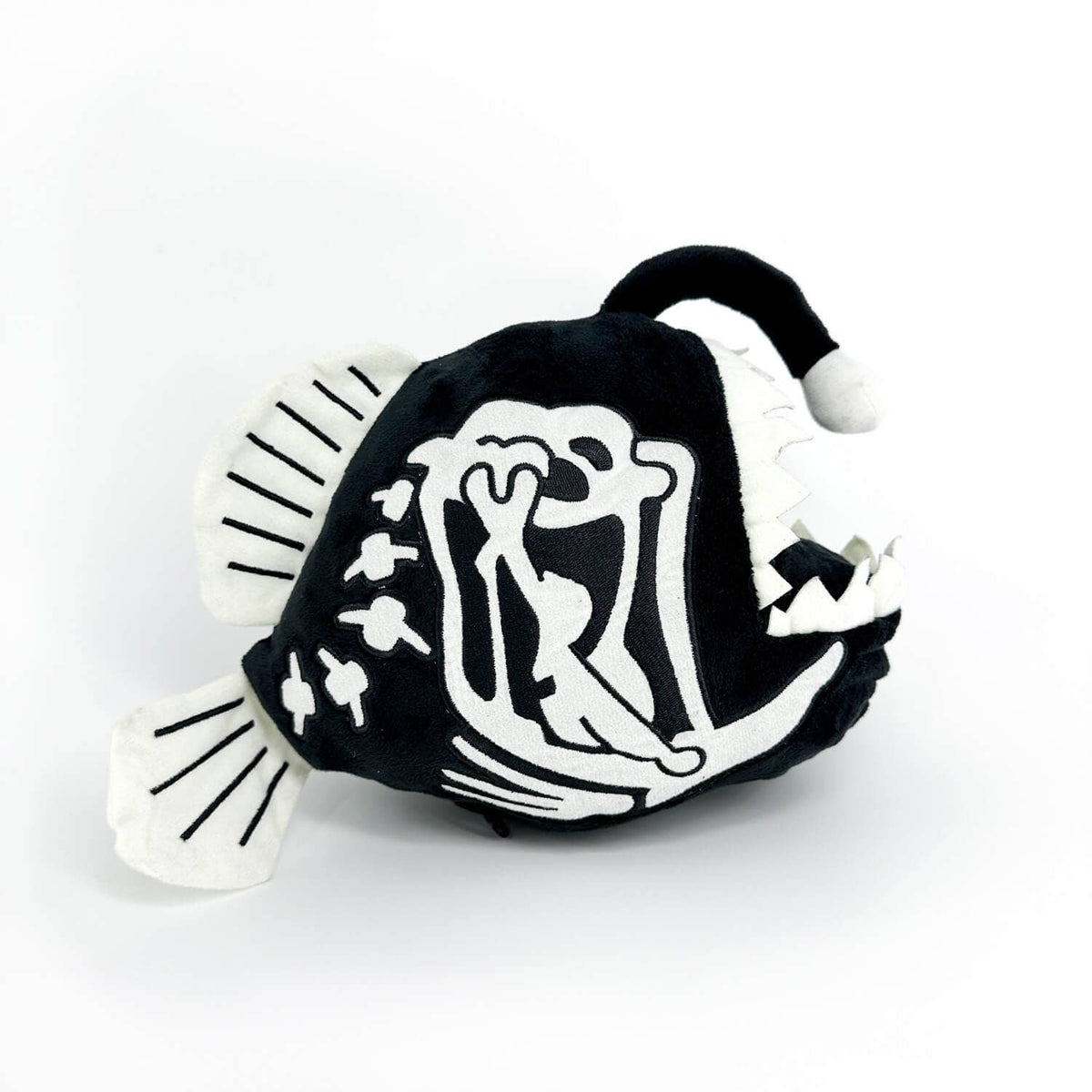 AquaGlows Anglerfish Reversible Glow in the Dark Plush