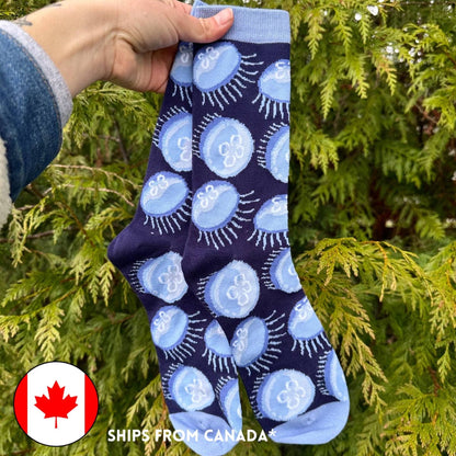 Moon Jellies Jellyfish Socks - $1 to Charity! - 80% Bamboo