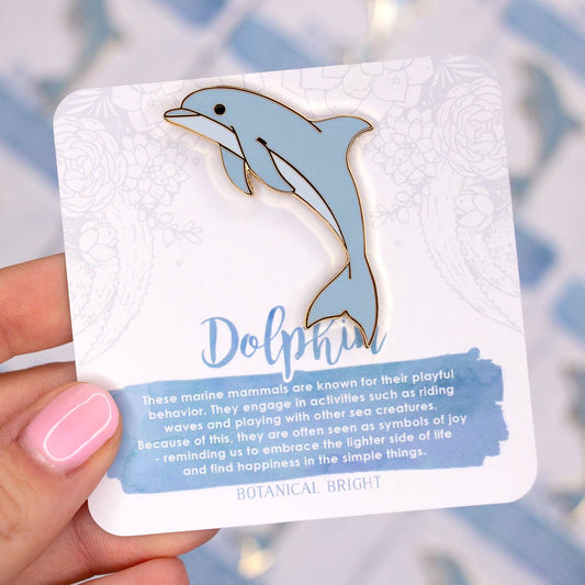 Dolphin Enamel Pin