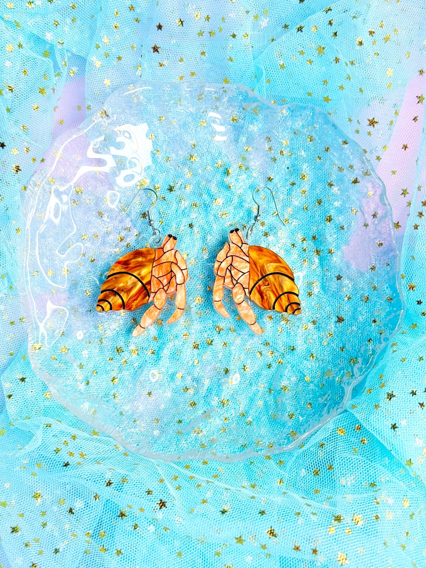 Hermit Crab Earrings