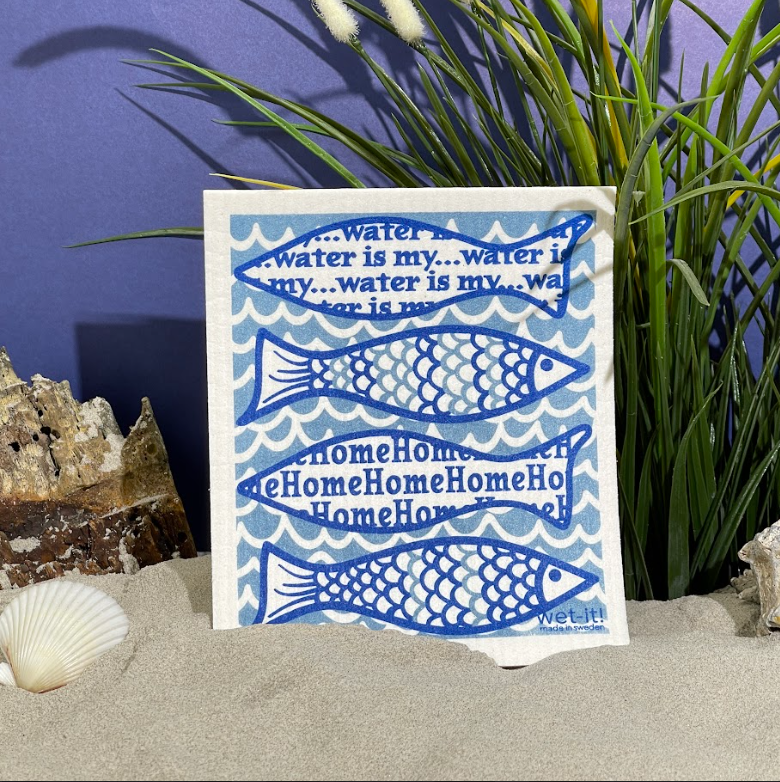 Water is my Home Swedish Cloth