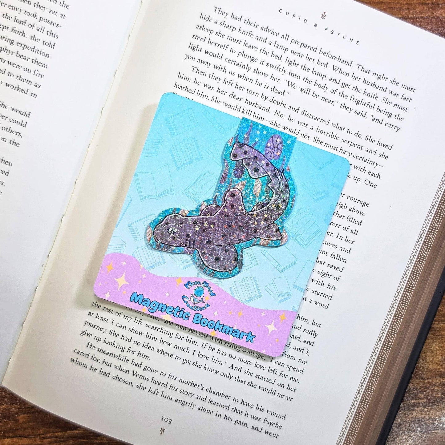 Horn Shark Magnetic Bookmarks | Book Lover Page Marker