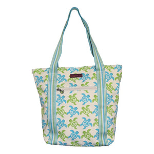 STRIPED CANVAS TOTE