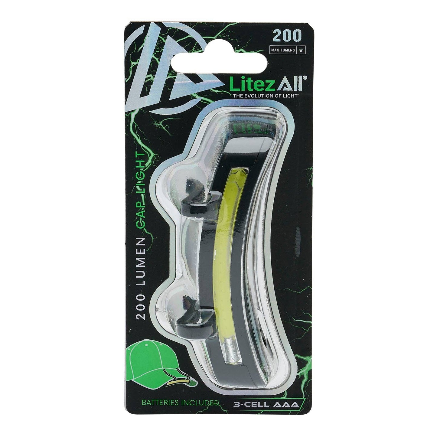 LitezAll 200 Lumen Clip On Cap Light