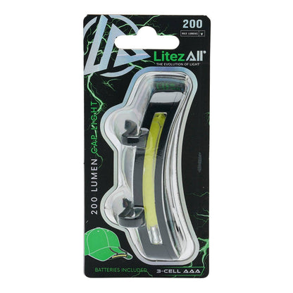 LitezAll 200 Lumen Clip On Cap Light