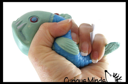 1 Angler Fish Crunchy Stretchy Fidget Sensory Toy