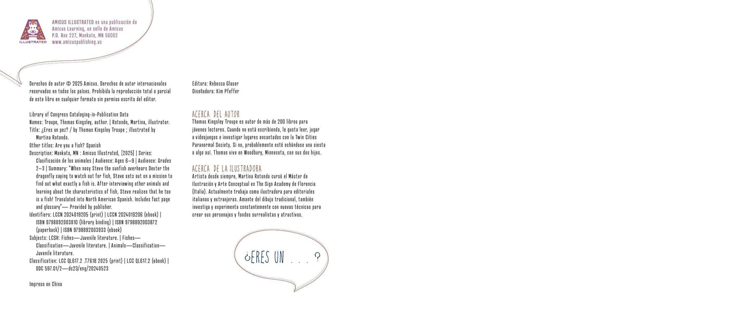 ¿Eres un pez?