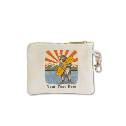 Customizable Coin Purse with clasp