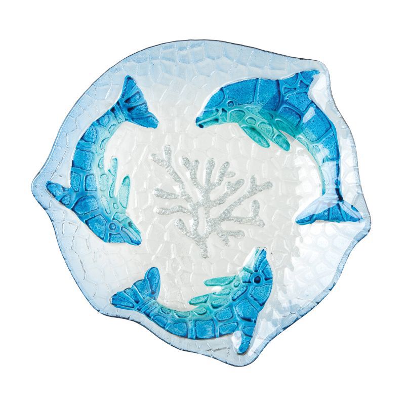 Blue Glass Plate