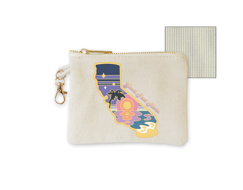 Customizable Coin Purse with clasp