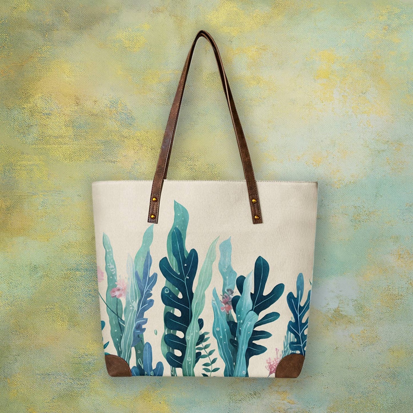 Seaweed Canvas Tote Bag
