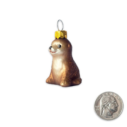 Mini Sea Lion Glass Ornament