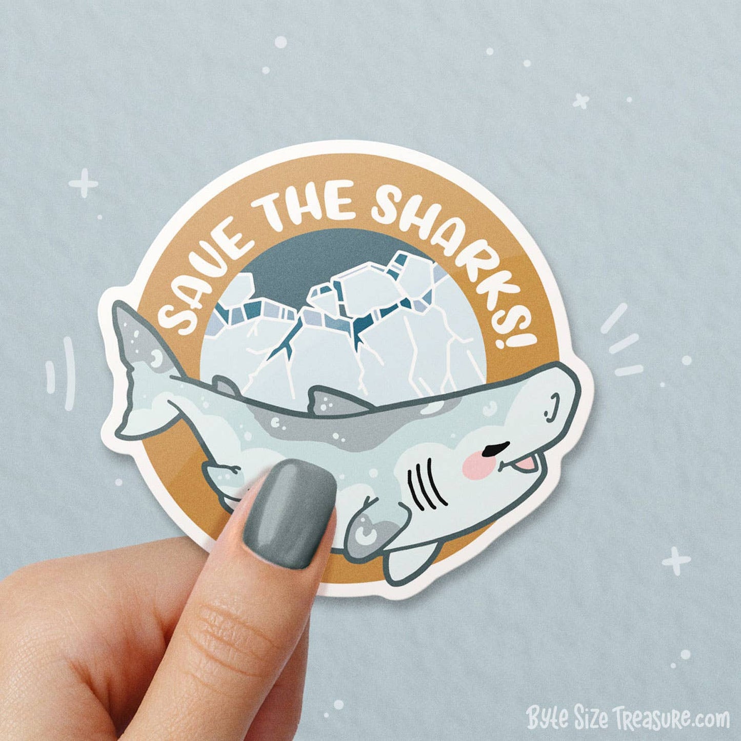 Greenland Shark Vinyl Sticker