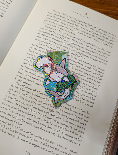 Hula Shark Magnetic Bookmarks | Book Lover Page Marker