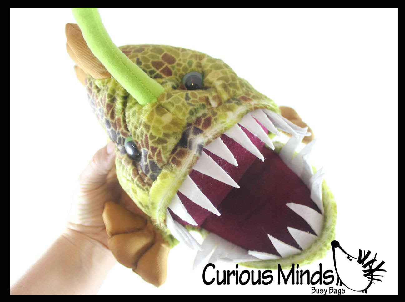 1 Plush Anglerfish Stuffed Animal Toy - Plushie Stuffie Ocea