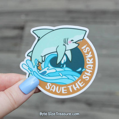Great White Shark Vinyl Sticker