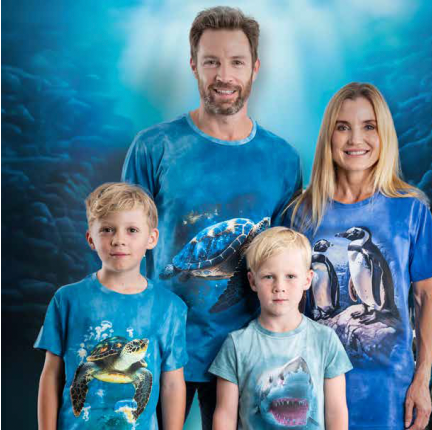 Kids Shark Natural Dyed T-shirt