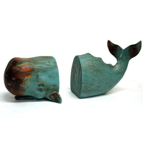 WHALE BOOKENDS
