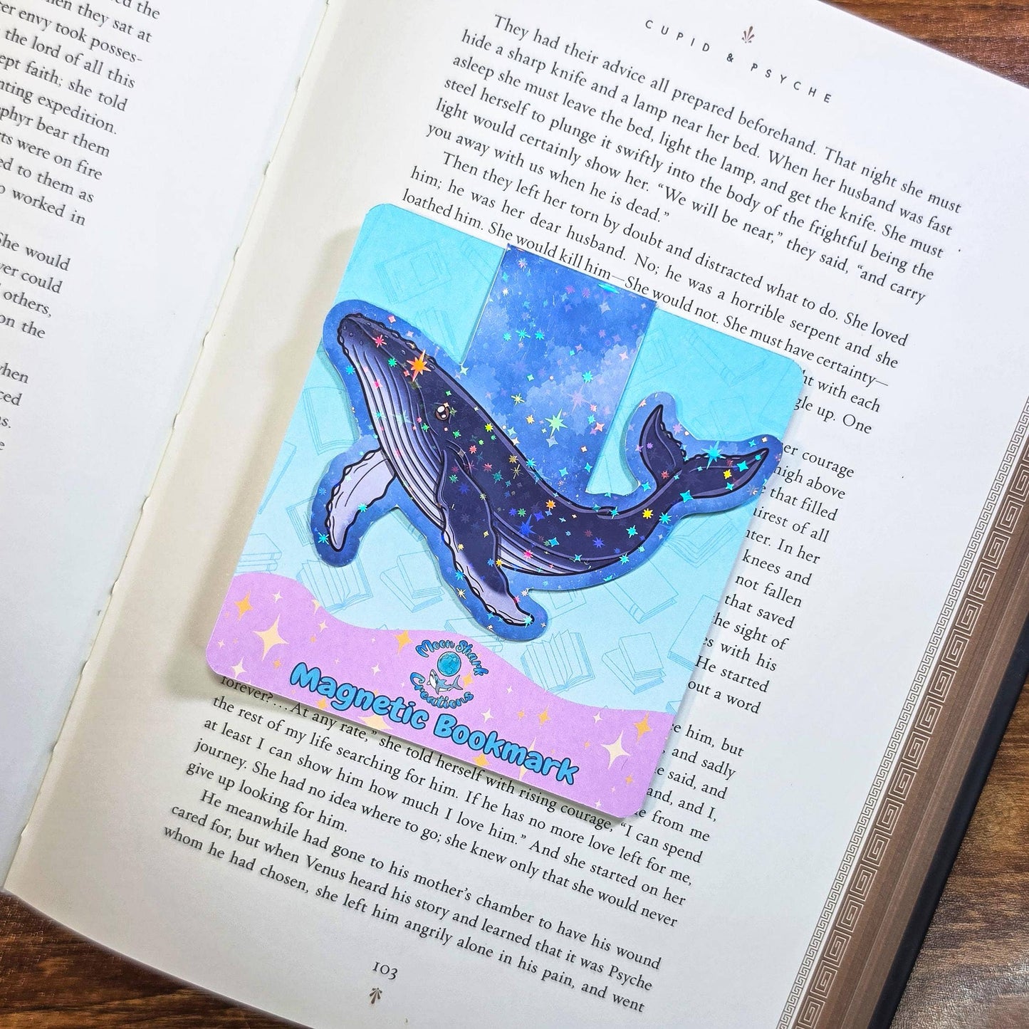 Humpback Whale Magnetic Bookmarks | Book Lover Page Marker