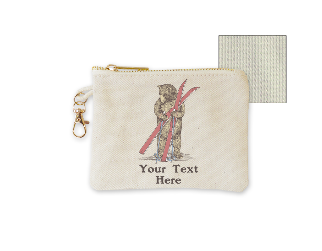 Customizable Coin Purse with clasp