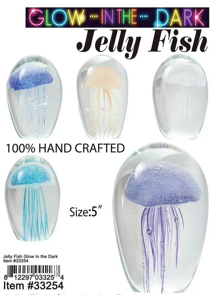 Jelly Fish Glow in the Dark .