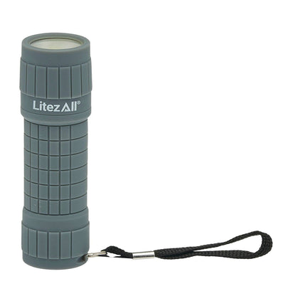 LitezAll 100 Lumen All Weather Rubber Coated Flashlight