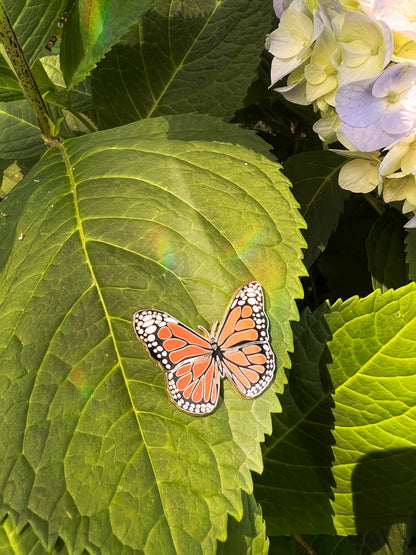 Monarch Butterfly Lapel Pin, Garden & Entomology Gifts