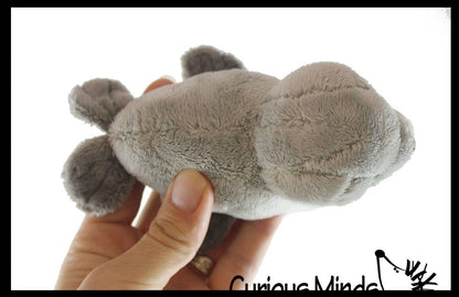 Cute Grey Harbor Seal Plush Stuffed Animals- Adorable